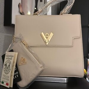 Valentino Orlandi Cream Satchel